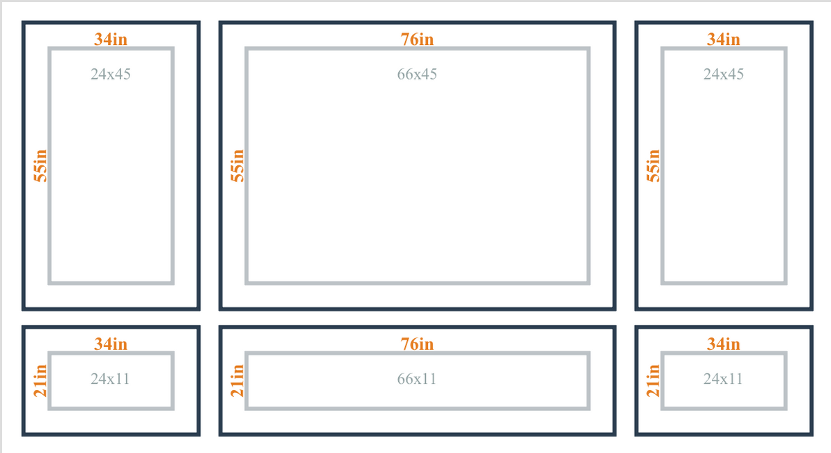 Peel and Stick Custom Wall Molding Kit - Layout 5 Design | Birdeco