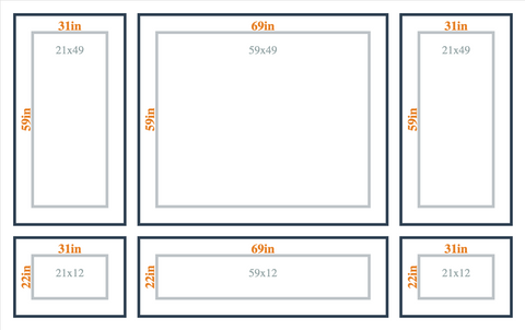 Custom Birdeco wall molding kit featuring layout 5 design with intricate pattern and detailed molding strips.