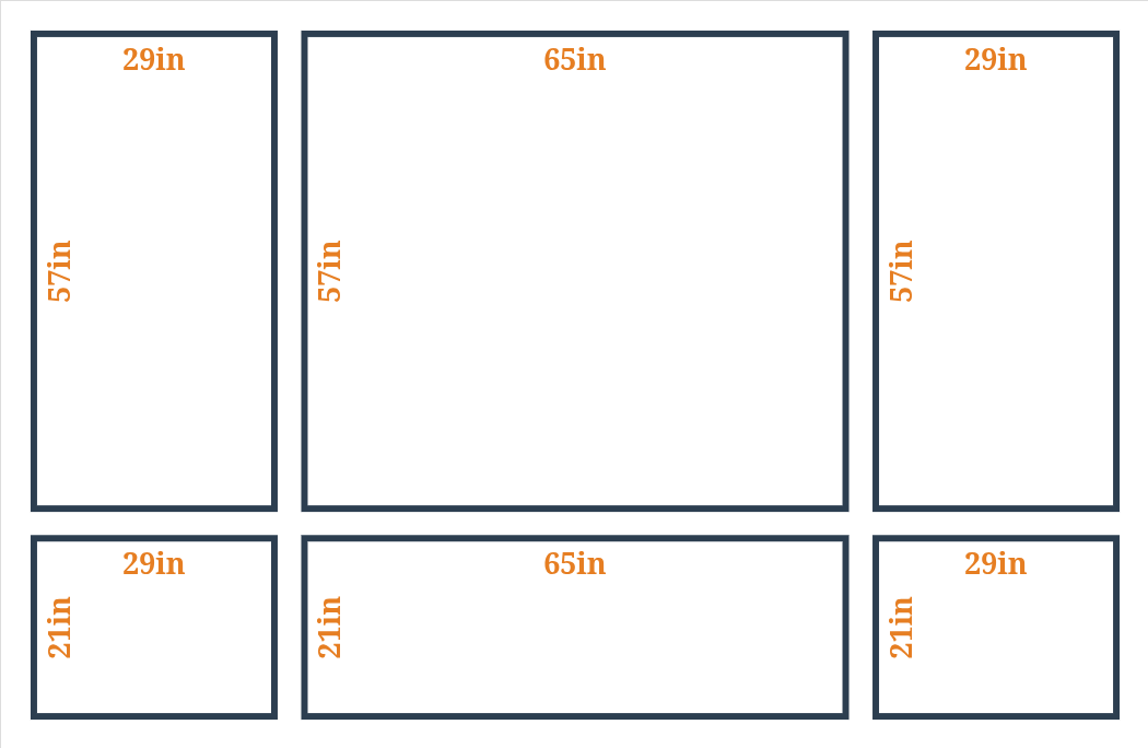 Peel and Stick Custom Wall Molding Kit - Layout 5 Design | Birdeco