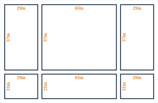 Peel and Stick Custom Wall Molding Kit - Layout 5 Design | Birdeco