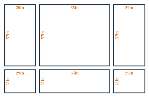 Peel and Stick Custom Wall Molding Kit - Layout 5 Design | Birdeco