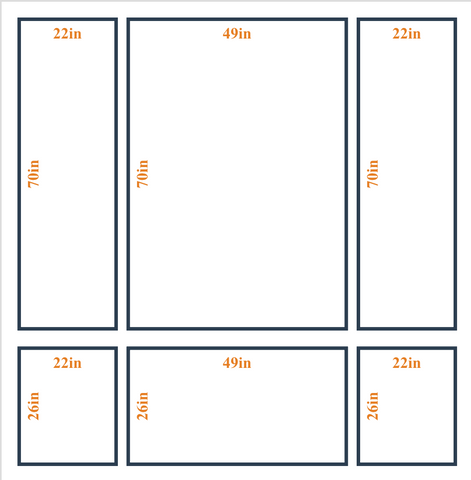 Peel and Stick Custom Wall Molding Kit - Layout 5 Design | Birdeco