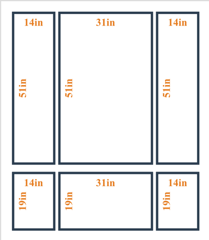 Peel and Stick Custom Wall Molding Kit - Layout 5 Design | Birdeco