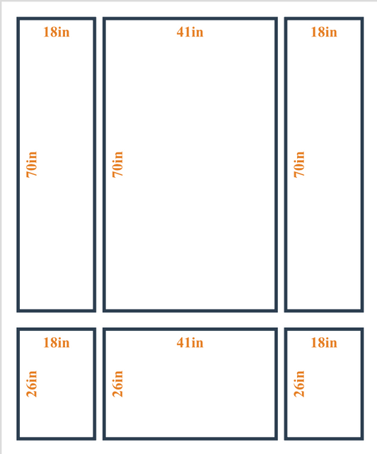 Peel and Stick Custom Wall Molding Kit - Layout 5 Design | Birdeco - Wall Molding Products by Birdeco
