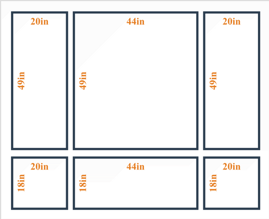Peel and Stick Custom Wall Molding Kit - Layout 5 Design | Birdeco