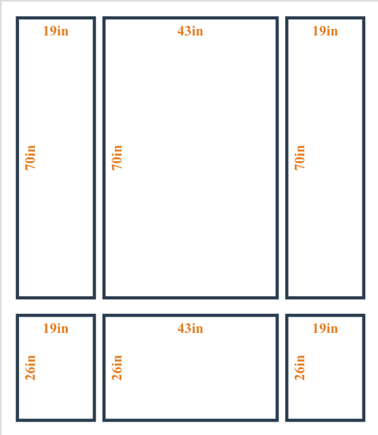 Peel and Stick Custom Wall Molding Kit - Layout 5 Design | Birdeco - Wall Molding Products by Birdeco