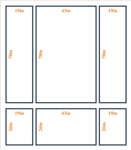 Peel and Stick Custom Wall Molding Kit - Layout 5 Design | Birdeco