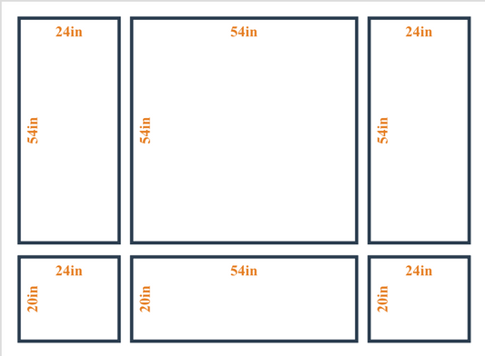 Peel and Stick Custom Wall Molding Kit - Layout 5 Design | Birdeco