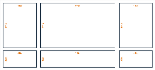 Custom Wall Molding Kit - Layout 5 Design | Birdeco