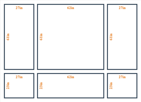 Custom Wall Molding Kit - Layout 5 Design | Birdeco