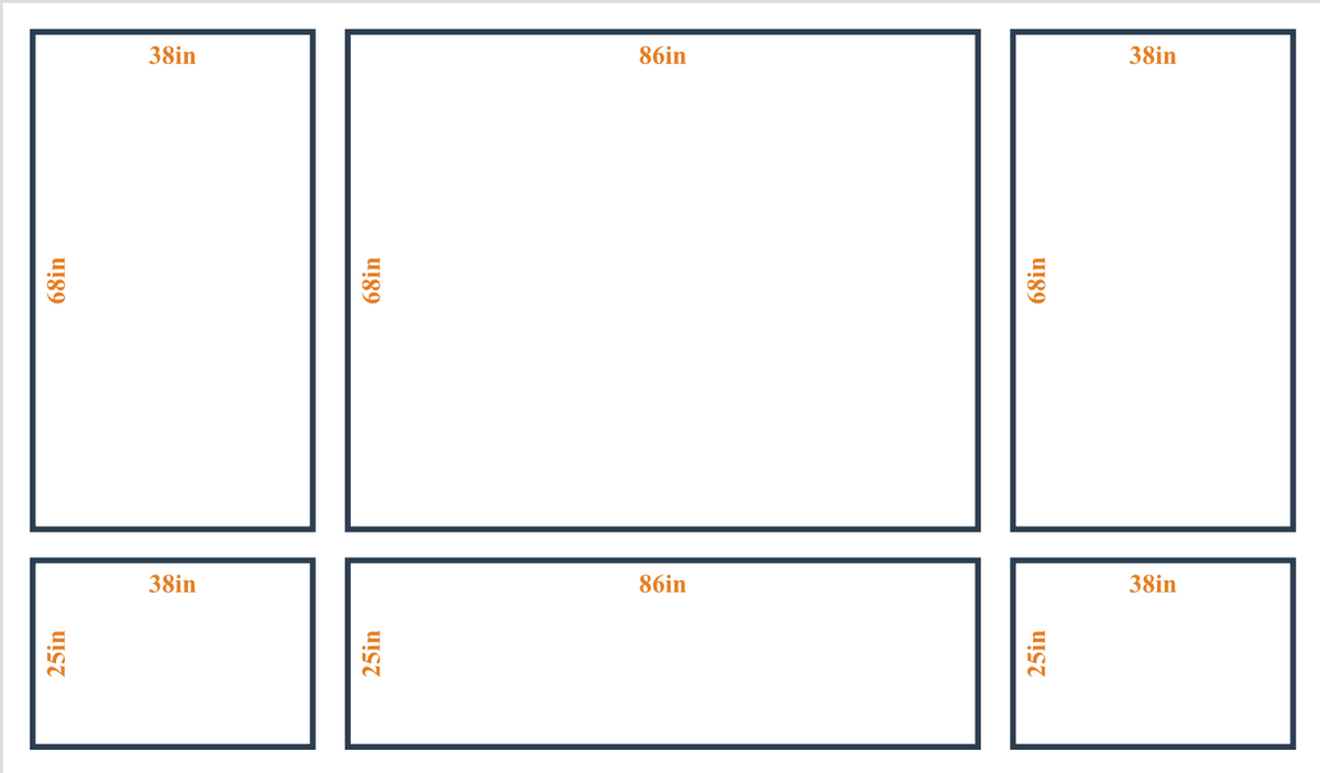 Custom Wall Molding Kit - Layout 5 Design | Birdeco