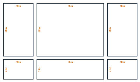 Custom Wall Molding Kit - Layout 5 Design | Birdeco