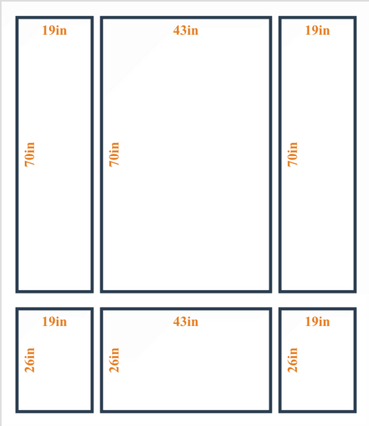 Custom Wall Molding Kit - Layout 5 Design | Birdeco