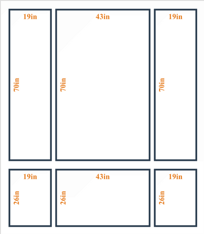 Custom Wall Molding Kit - Layout 5 Design | Birdeco