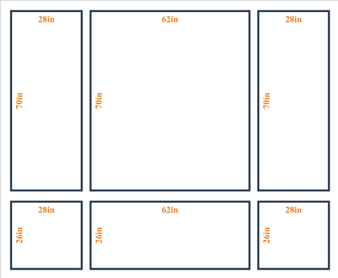Custom Wall Molding Kit - Layout 5 Design | Birdeco