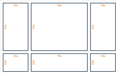 Custom Wall Molding Kit - Layout 5 Design | Birdeco