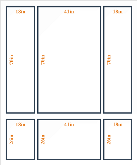 Custom Wall Molding Kit - Layout 5 Design | Birdeco