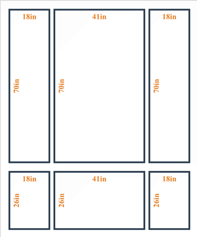Custom Wall Molding Kit - Layout 5 Design | Birdeco