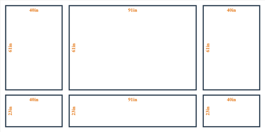 Custom Wall Molding Kit - Layout 5 Design | Birdeco