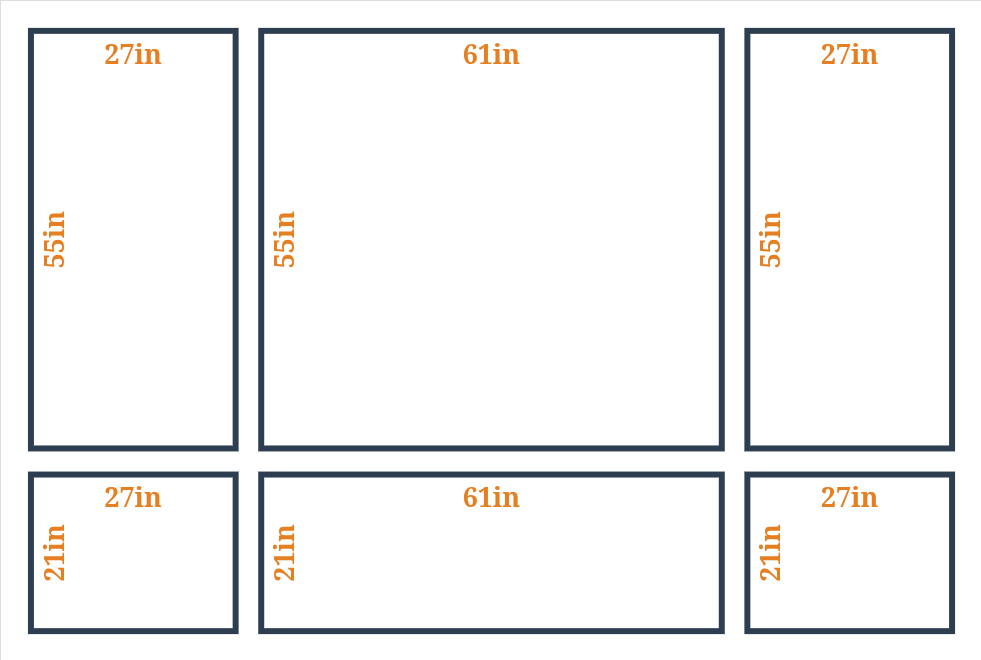Custom Wall Molding Kit - Layout 5 Design | Birdeco