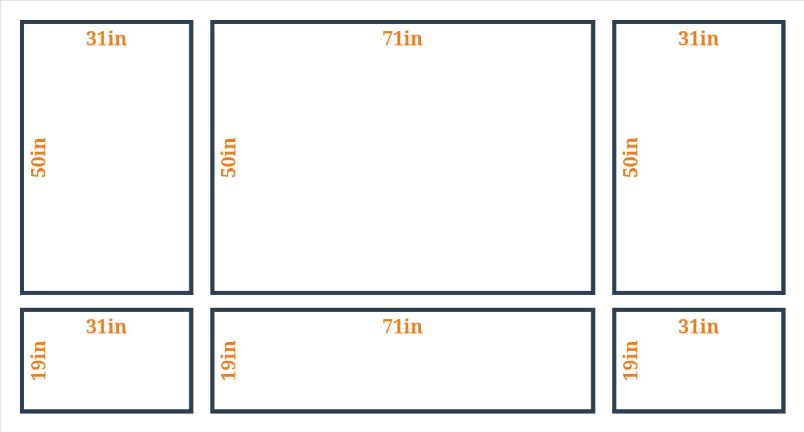 Peel and Stick Custom Wall Molding Kit - Layout 5 Design | Birdeco