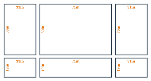 Peel and Stick Custom Wall Molding Kit - Layout 5 Design | Birdeco
