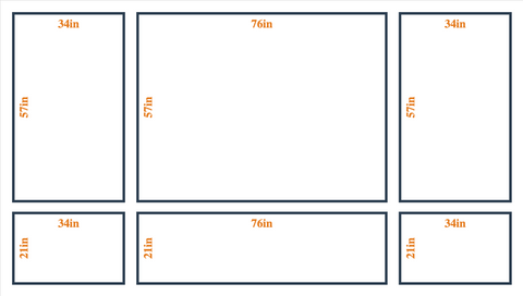 Peel and Stick Custom Wall Molding Kit - Layout 5 Design | Birdeco