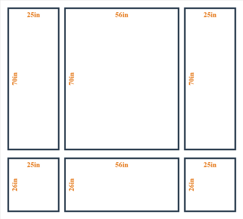 Peel and Stick Custom Wall Molding Kit - Layout 5 Design | Birdeco
