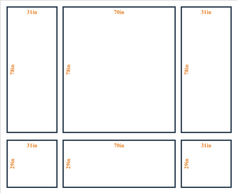 Peel and Stick Custom Wall Molding Kit - Layout 5 Design | Birdeco