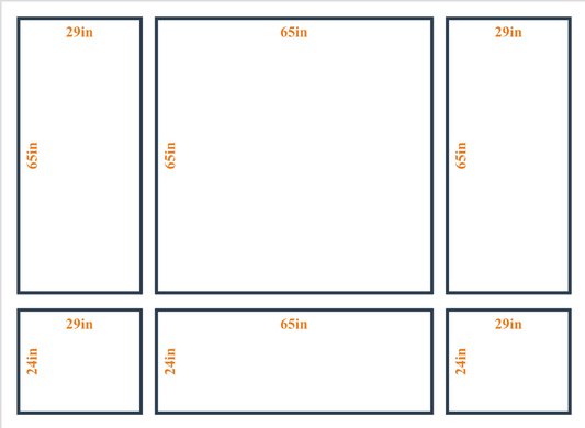 Custom Wall Molding Kit - Layout 5 Design | Birdeco