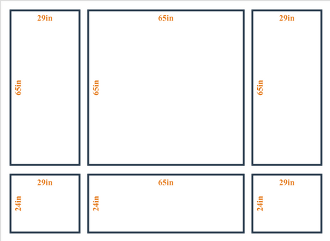 Custom Wall Molding Kit - Layout 5 Design | Birdeco