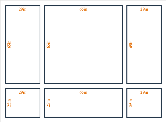 Custom Wall Molding Kit - Layout 5 Design | Birdeco