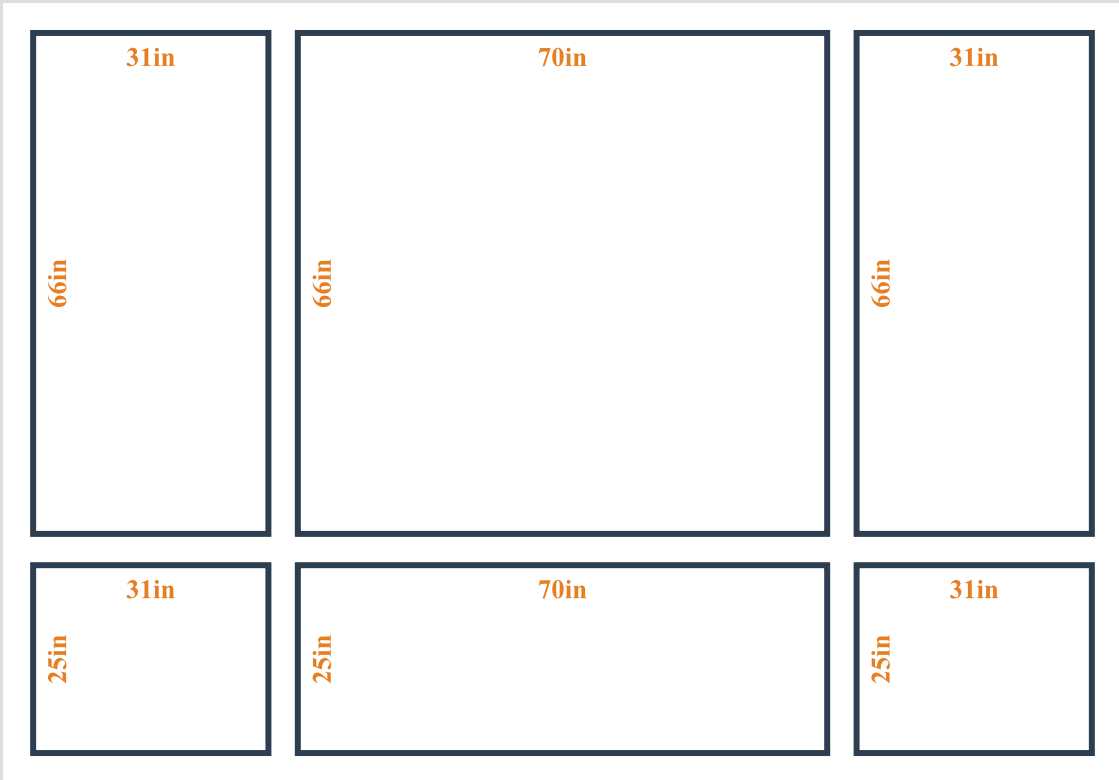 Custom Wall Molding Kit - Layout 5 Design | Birdeco