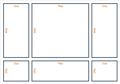 Custom Wall Molding Kit - Layout 5 Design | Birdeco