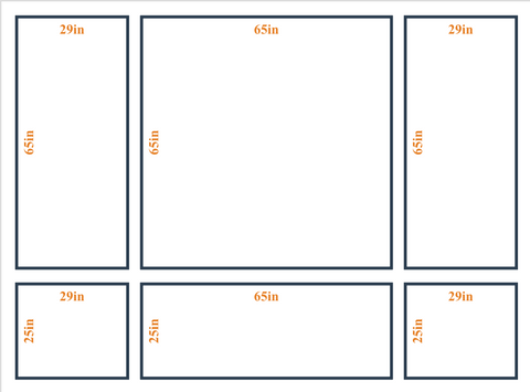 Custom Wall Molding Kit - Layout 5 Design | Birdeco
