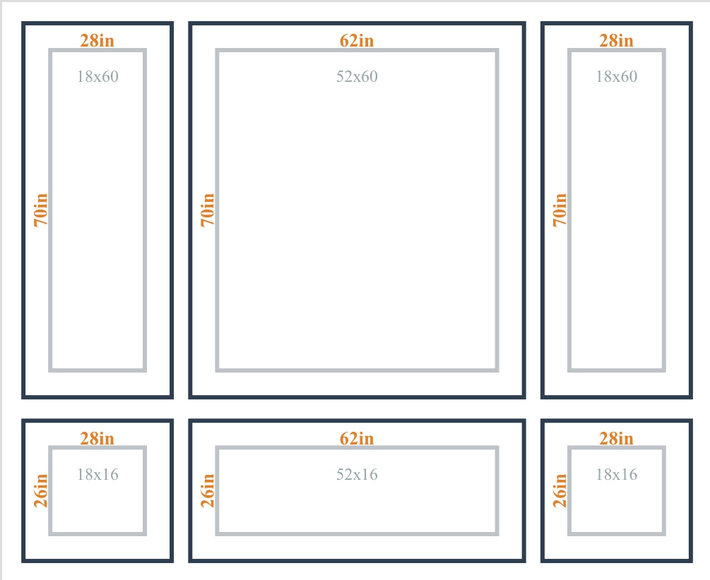 Peel and Stick Custom Wall Molding Kit - Layout 5 Design | Birdeco