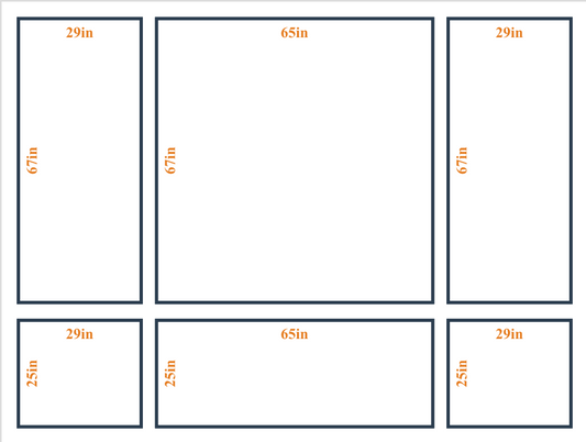 Peel and Stick Custom Wall Molding Kit - Layout 5 Design | Birdeco