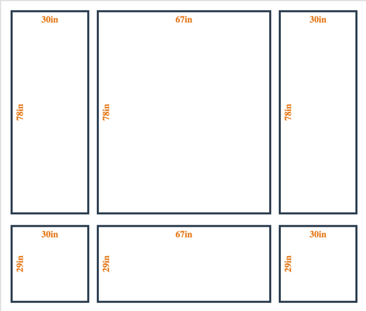 Peel and Stick Custom Wall Molding Kit - Layout 5 Design | Birdeco