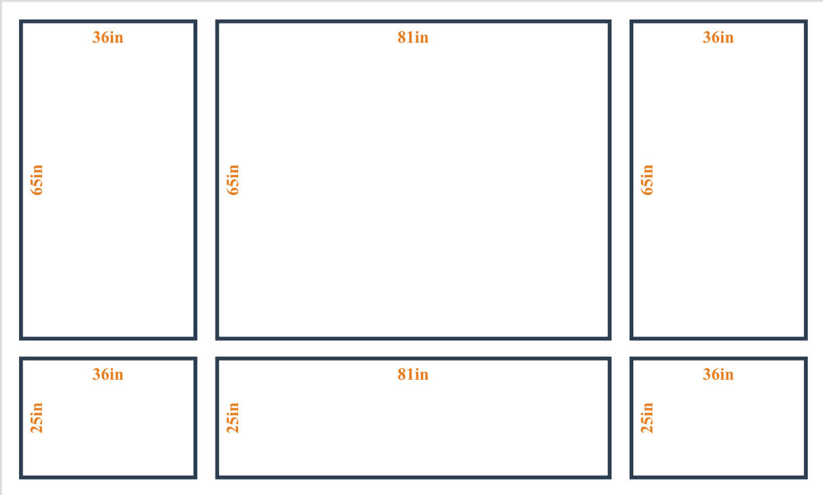 Peel and Stick Custom Wall Molding Kit - Layout 5 Design | Birdeco