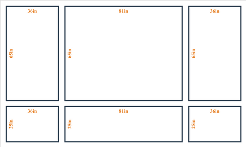 Peel and Stick Custom Wall Molding Kit - Layout 5 Design | Birdeco