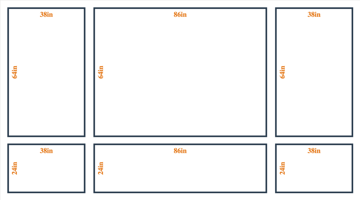 Peel and Stick Custom Wall Molding Kit - Layout 5 Design | Birdeco