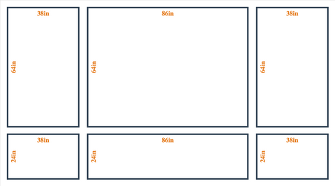 Peel and Stick Custom Wall Molding Kit - Layout 5 Design | Birdeco