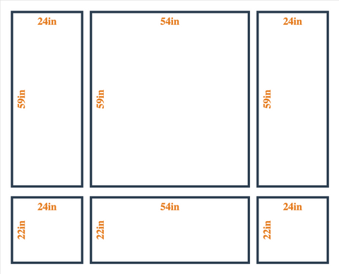 Peel and Stick Custom Wall Molding Kit - Layout 5 Design | Birdeco