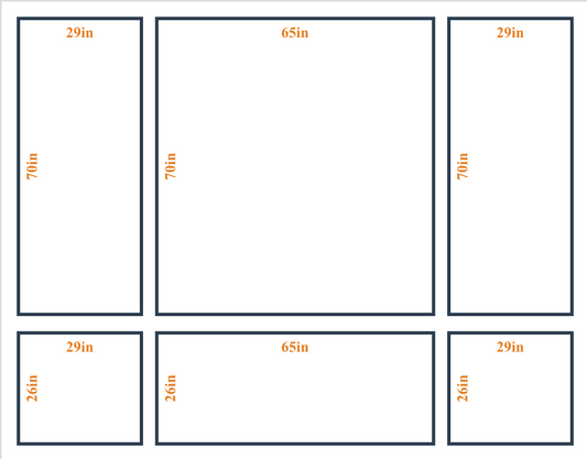 Peel and Stick Custom Wall Molding Kit - Layout 5 Design | Birdeco
