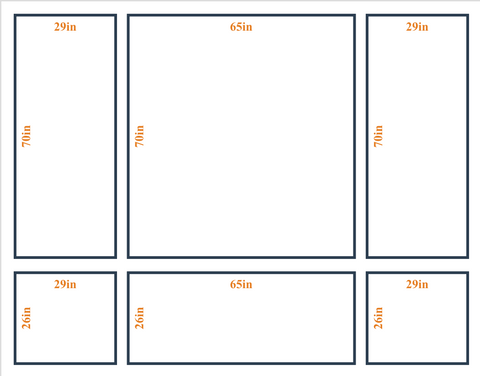 Peel and Stick Custom Wall Molding Kit - Layout 5 Design | Birdeco