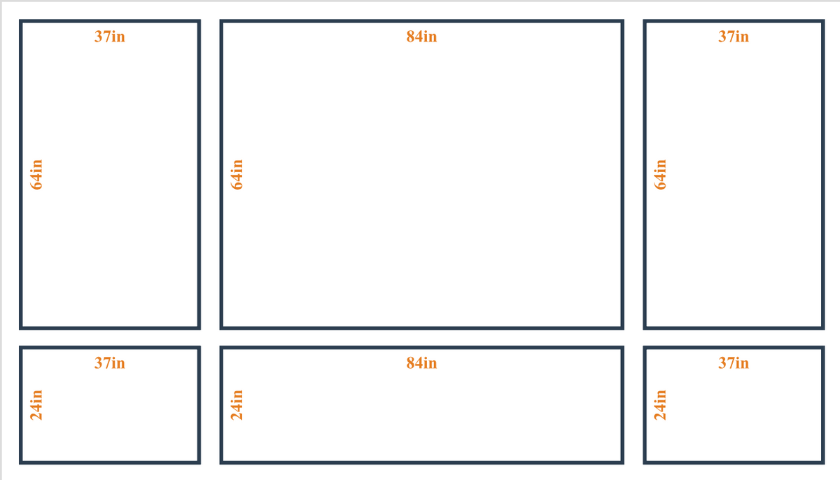 Peel and Stick Custom Wall Molding Kit - Layout 5 Design | Birdeco