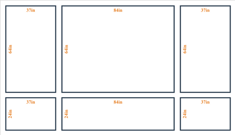 Peel and Stick Custom Wall Molding Kit - Layout 5 Design | Birdeco