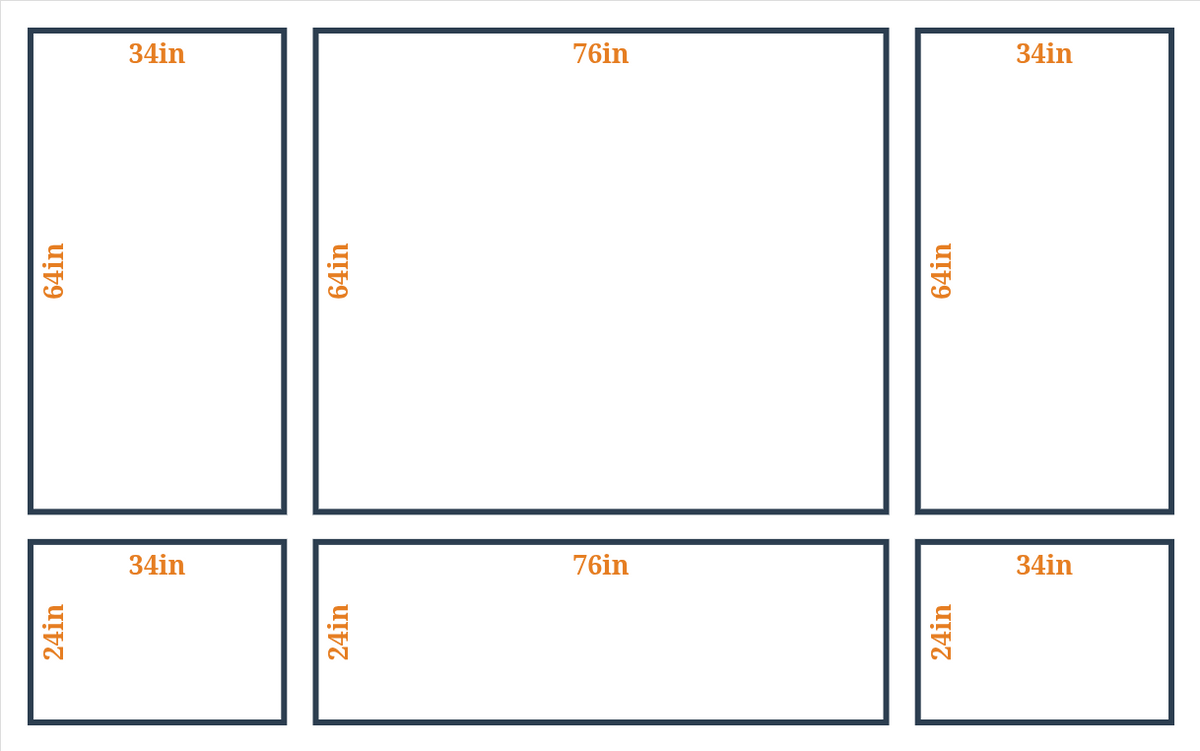 Peel and Stick Custom Wall Molding Kit - Layout 5 Design | Birdeco