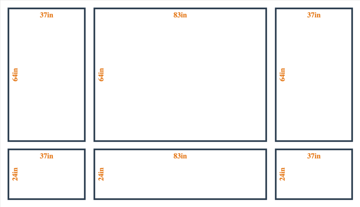 Peel and Stick Custom Wall Molding Kit - Layout 5 Design | Birdeco