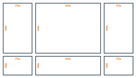 Peel and Stick Custom Wall Molding Kit - Layout 5 Design | Birdeco